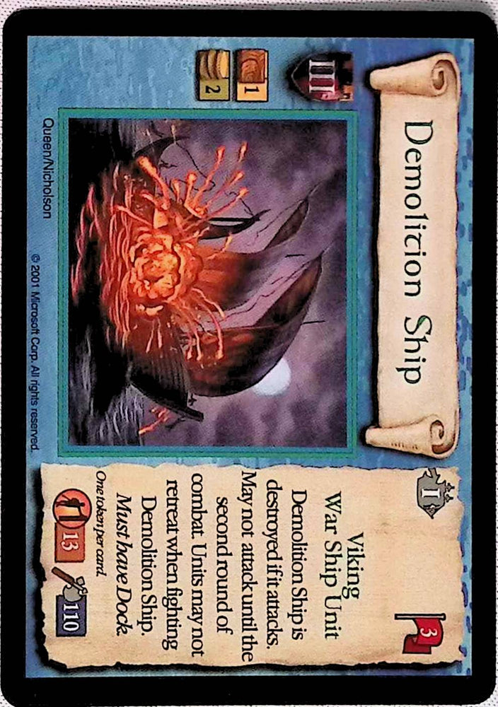 Age of Empires | Demolition Ship (Viking) - Nautical | The Nerd Merchant