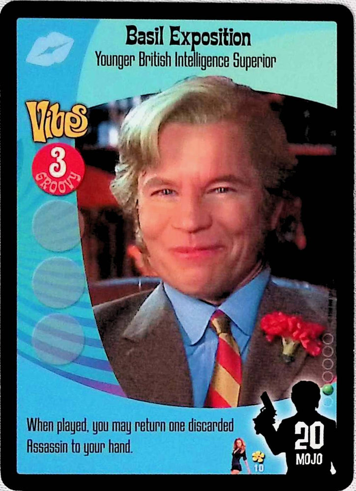 Austin Powers CCG | Basil Exposition - Younger British Intelligence Superior (10/140) | The Nerd Merchant