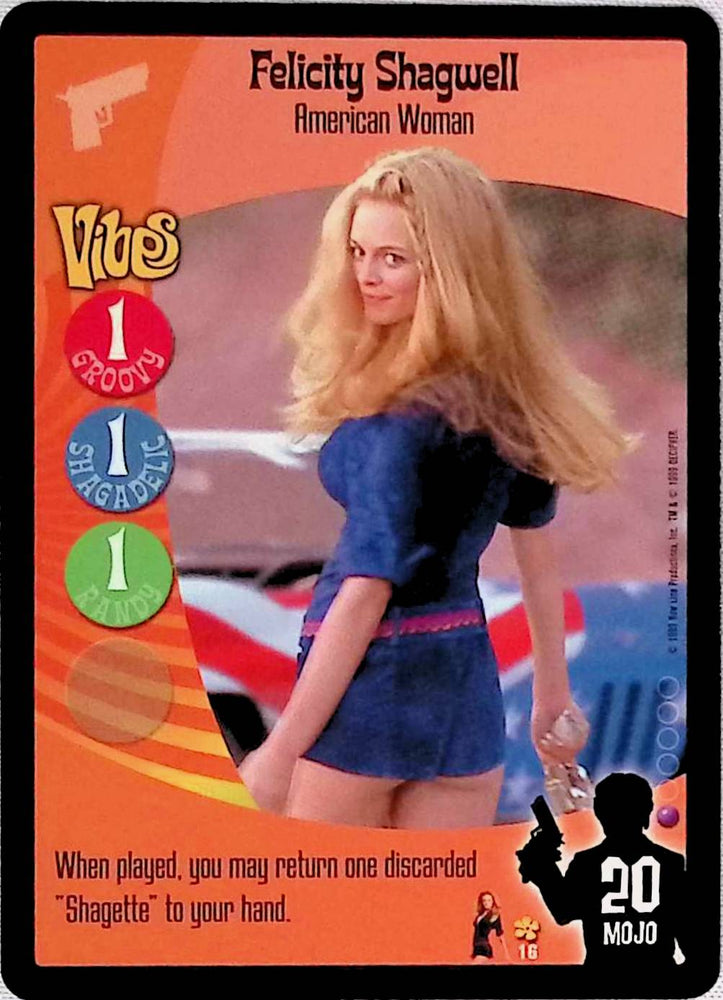 Austin Powers CCG | Felicity Shagwell - American Woman (16/140) | The Nerd Merchant