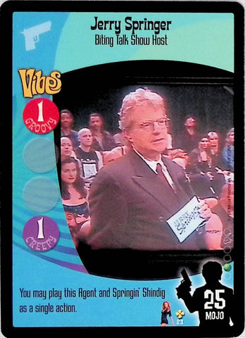 Austin Powers CCG | Jerry Springer - Biting Talk Show Host (23/140) | The Nerd Merchant