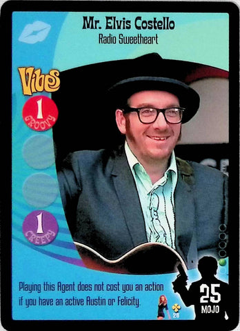 Austin Powers CCG | Mr. Elvis Costello - Radio Sweetheart (26/140) | The Nerd Merchant
