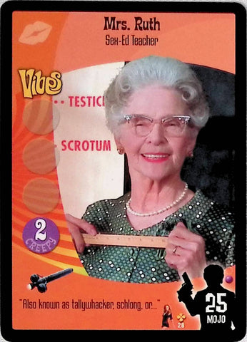 Austin Powers CCG | Mrs. Ruth - Sex-Ed Teacher (28/140) | The Nerd Merchant