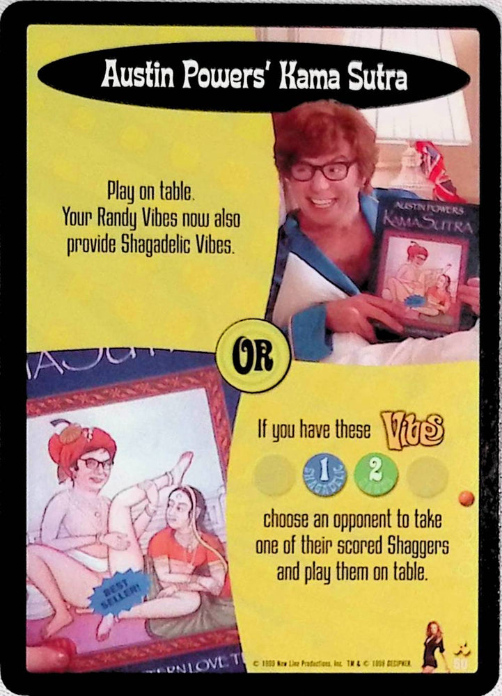 Austin Powers CCG | Austin Powers' Kama Sutra (50/140) | The Nerd Merchant
