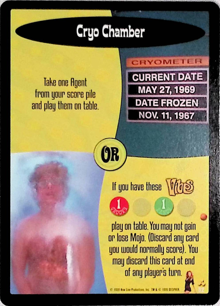 Austin Powers CCG | Cryo Chamber (52/140) | The Nerd Merchant