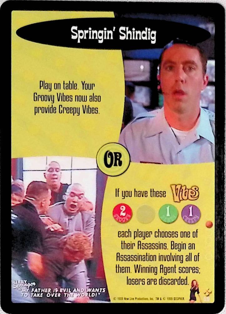 Austin Powers CCG | Springin' Shindig (59/140) | The Nerd Merchant