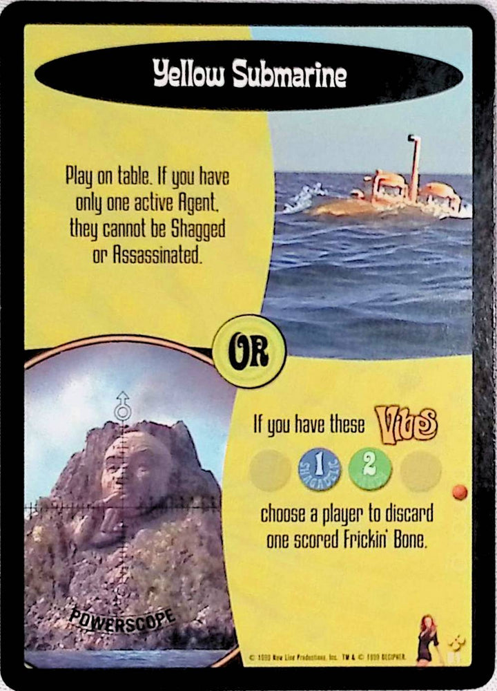 Austin Powers CCG | Yellow Submarine (61/140) | The Nerd Merchant