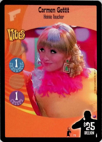 Austin Powers CCG | Carmen Gettit - Heinie Toucher (72/140) | The Nerd Merchant