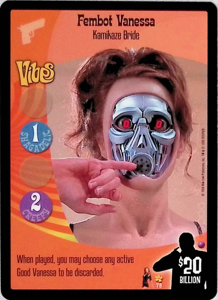 Austin Powers CCG | Fembot Vanessa - Kamikaze Bride (78/140) | The Nerd Merchant