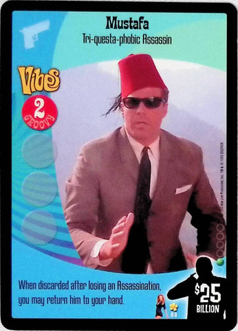 Austin Powers CCG | Mustafa - Tri-questa-phobic Assassin (88/140) | The Nerd Merchant