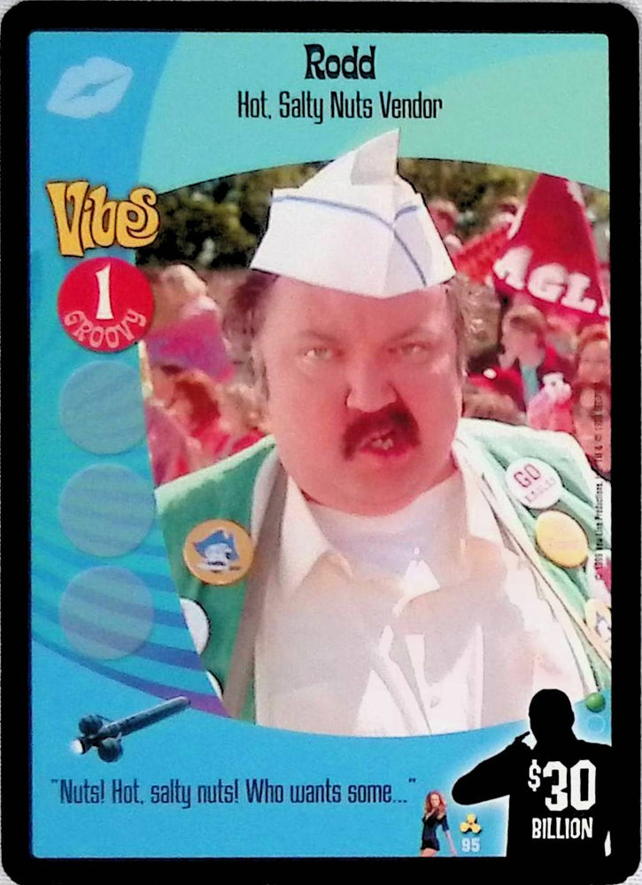 Austin Powers CCG | Rodd - Hot Salty Nuts Vendor (95/140) | The Nerd Merchant