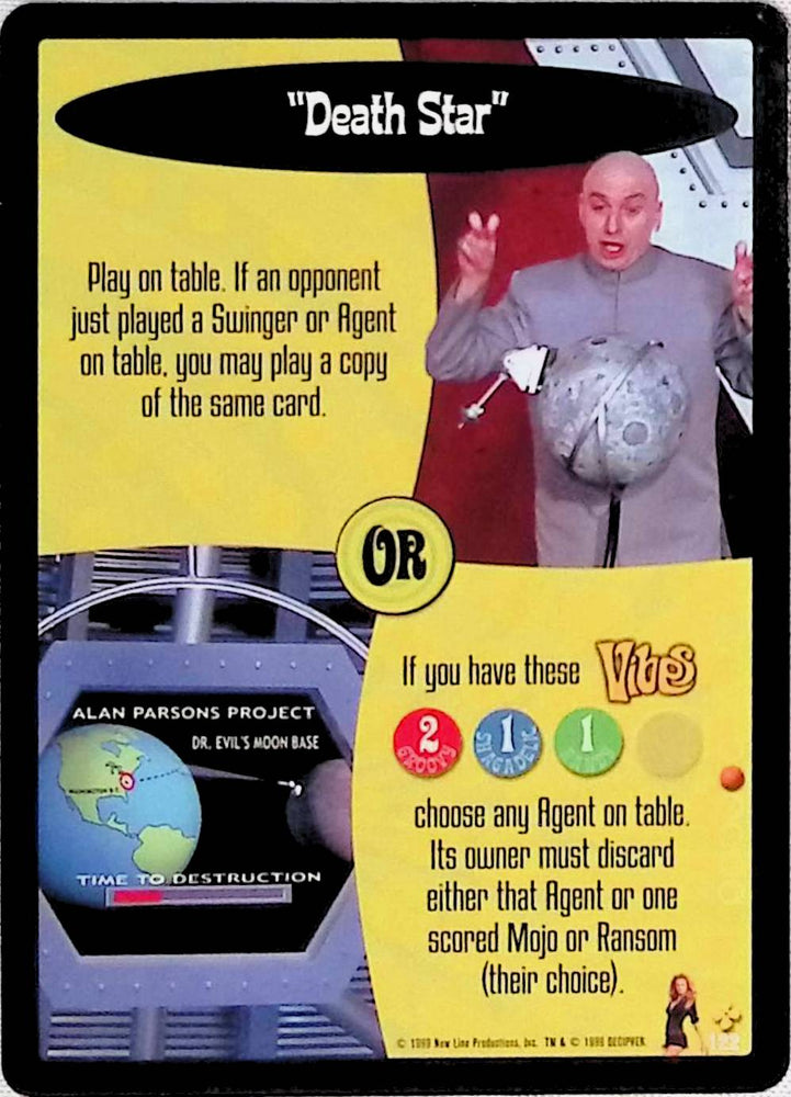 Austin Powers CCG | "Death Star" (122/140) | The Nerd Merchant