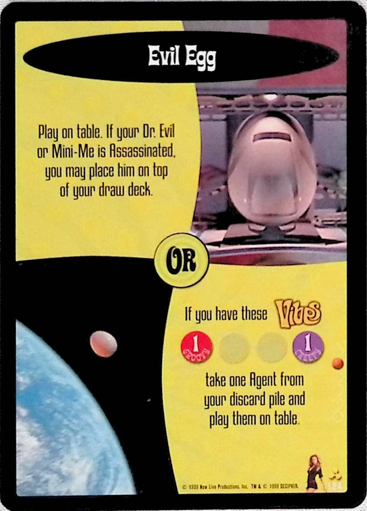 Austin Powers CCG | Evil Egg (124/140) | The Nerd Merchant