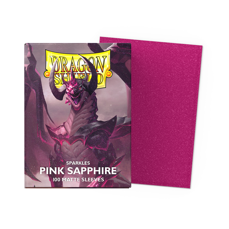 Dragon Shield Sleeves: Standard Matte - Pink Sapphire 100CT