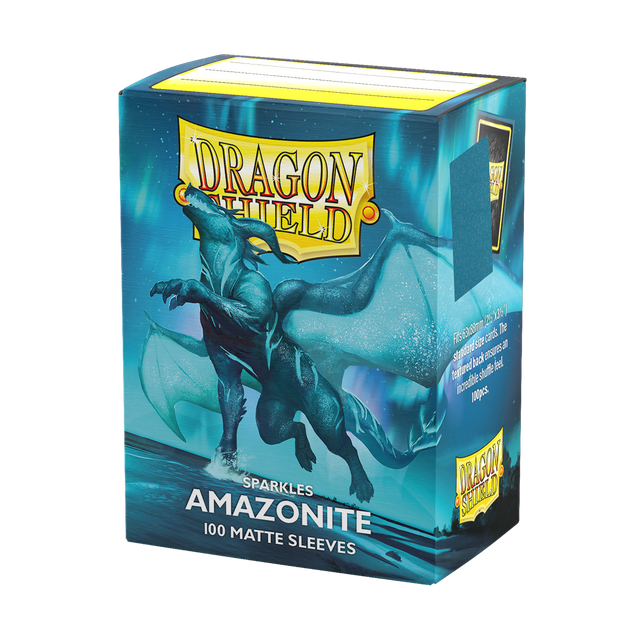 Dragon Shield Sleeves: Standard Matte Sparkles - Amazonite 100CT
