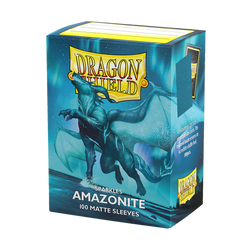 Dragon Shield Sleeves: Standard Matte Sparkles - Amazonite 100CT