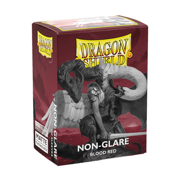 Dragon Shield 100-Count Box Non-Glare Blood Red