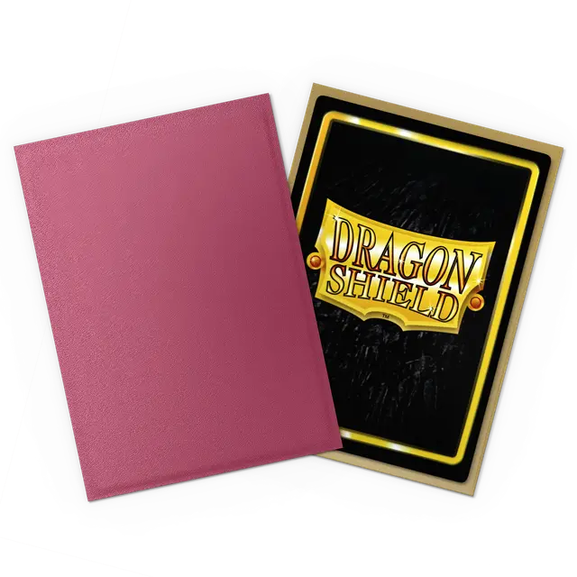 Dragon Shield 100-Count Box Dual Matte Pomegranate & Gold
