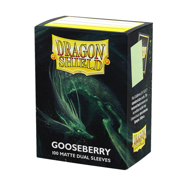 Dragon Shield 100-Count Box Dual Matte Gooseberry