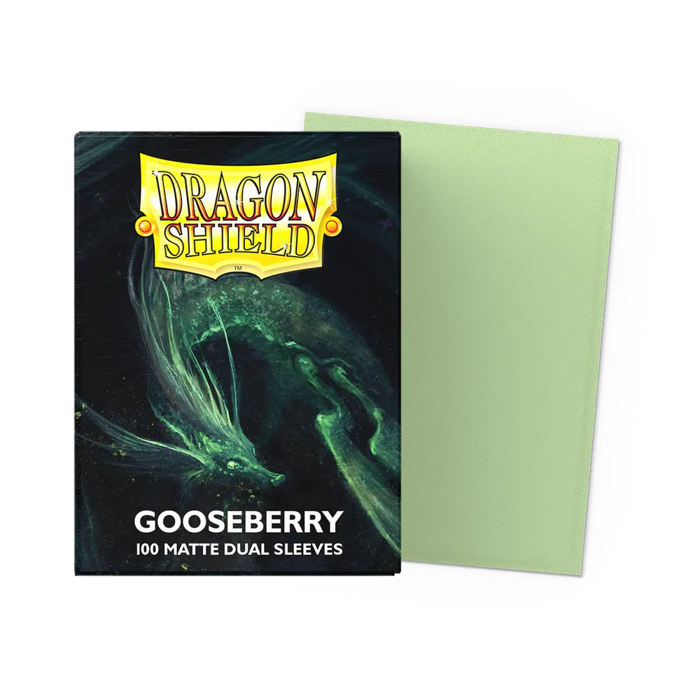 Dragon Shield 100-Count Box Dual Matte Gooseberry
