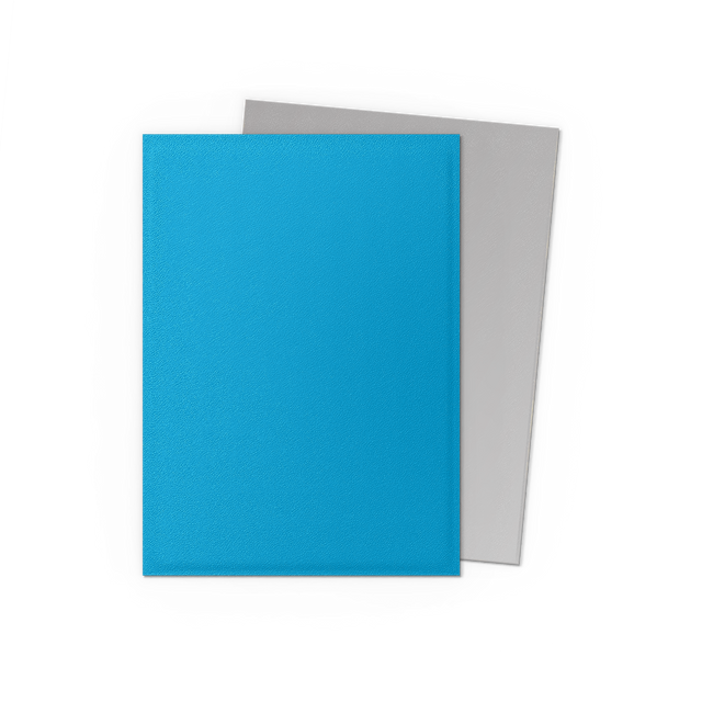 Dragon Shield 100-Count Box Dual Matte Sky Blue & Silver