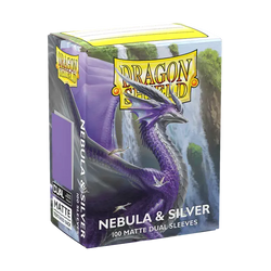 Dragon Shield 100-Count Box Dual Matte Nebula & Silver