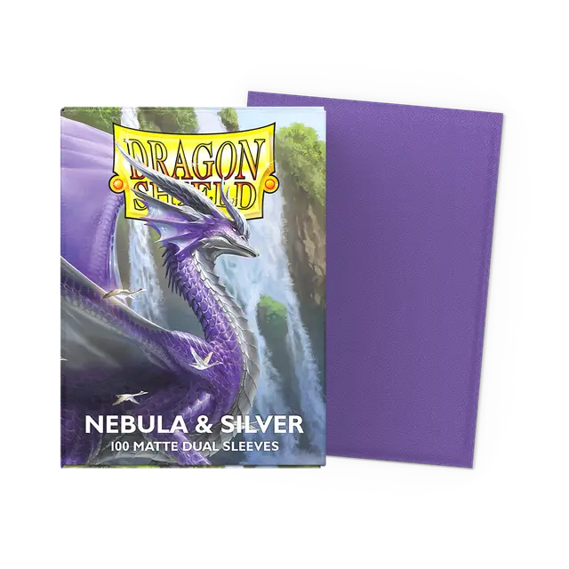 Dragon Shield 100-Count Box Dual Matte Nebula & Silver