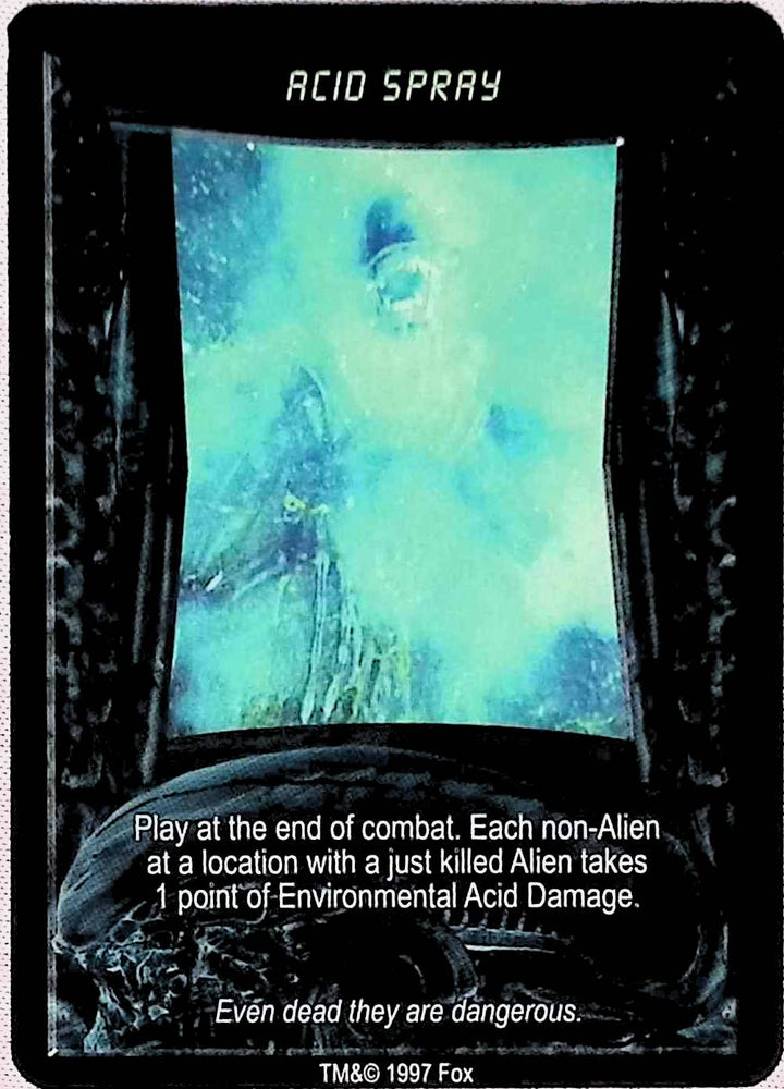 Aliens vs Predator CCG | Acid Spray - AVP Premiere | The Nerd Merchant