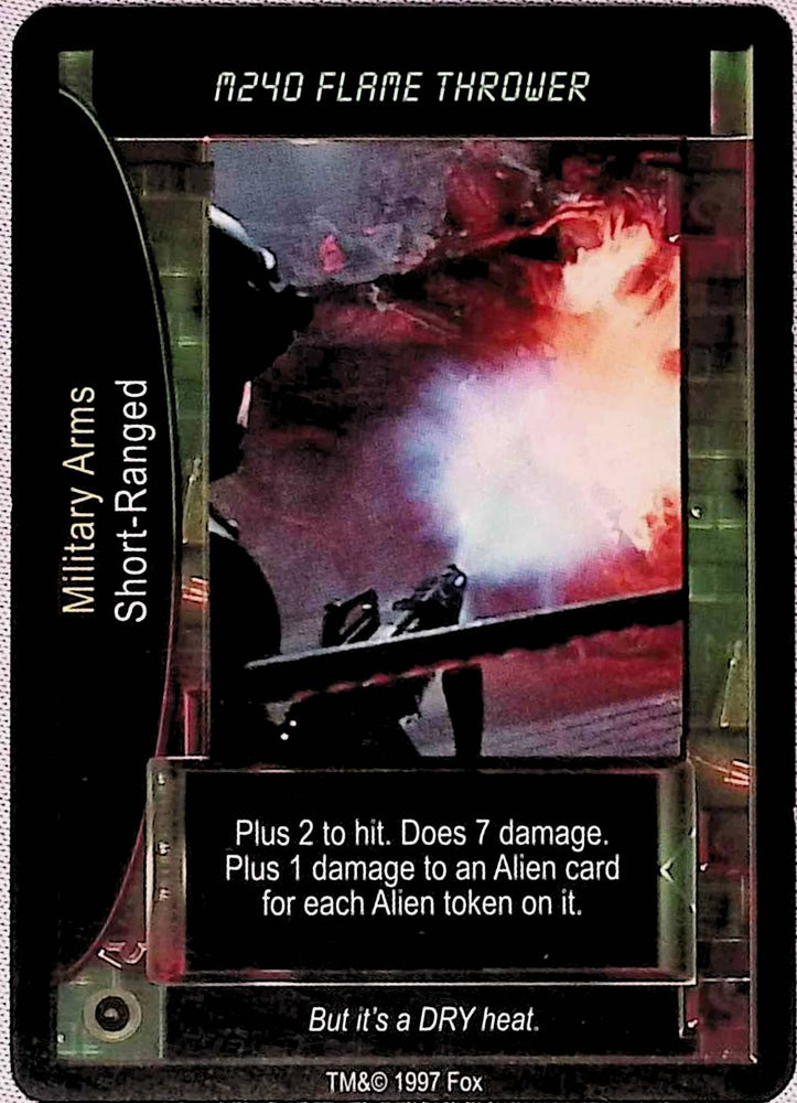 Aliens vs Predator CCG | M240 Flame Thrower - AVP Premiere | The Nerd Merchant