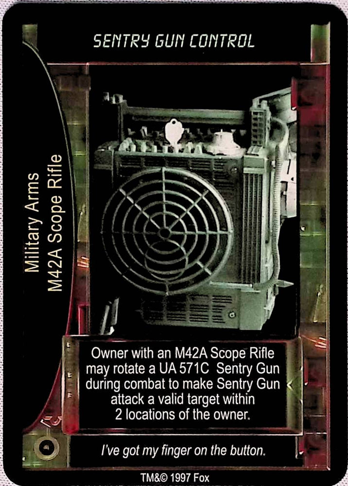 Aliens vs Predator CCG | Sentry Gun Control - AVP Premiere | The Nerd Merchant