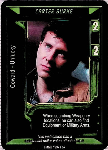 Aliens vs Predator CCG | Carter Burke - AVP Premiere | The Nerd Merchant