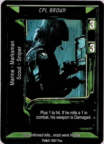 Aliens vs Predator CCG | Cpl Brown - AVP Premiere | The Nerd Merchant