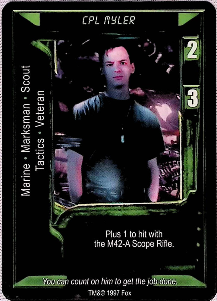Aliens vs Predator CCG | Cpl Myler - AVP Premiere | The Nerd Merchant