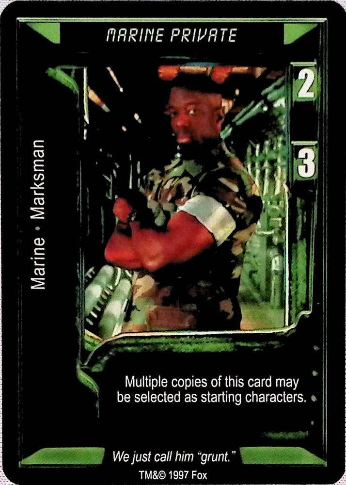 Aliens vs Predator CCG | Marine Private - AVP Premiere | The Nerd Merchant