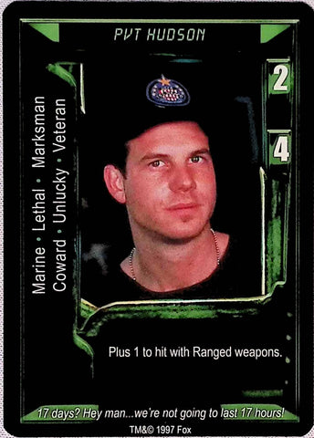 Aliens vs Predator CCG | Pvt Hudson - AVP Premiere | The Nerd Merchant