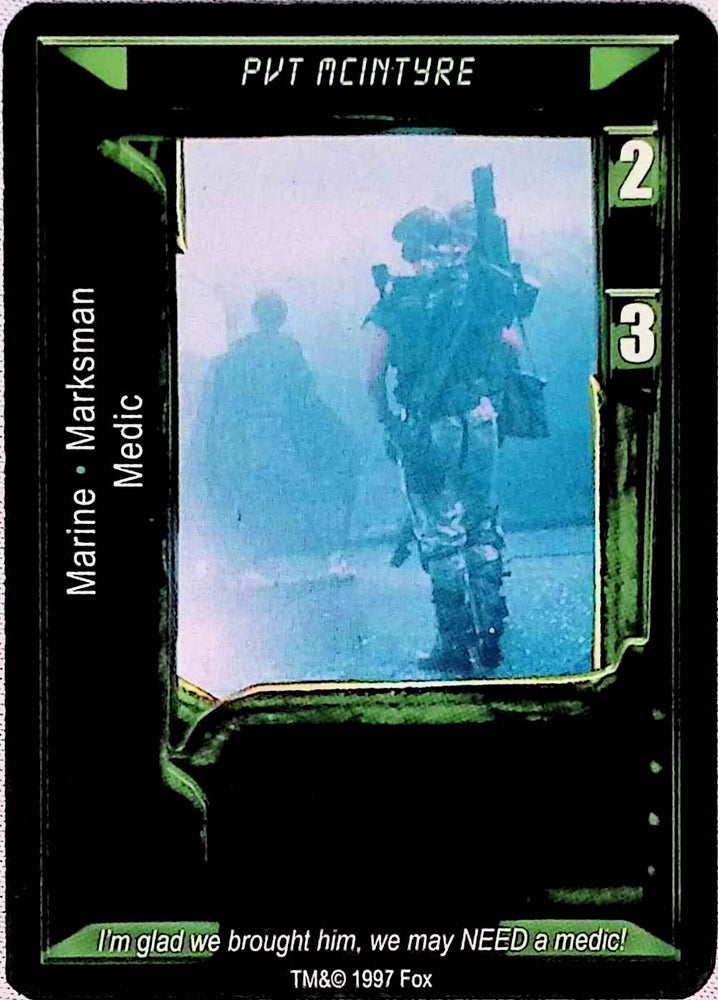 Aliens vs Predator CCG | Pvt McIntyre - AVP Premiere | The Nerd Merchant