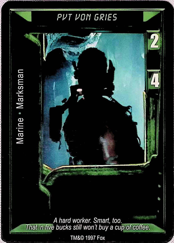 Aliens vs Predator CCG | Pvt Von Gries - AVP Premiere | The Nerd Merchant
