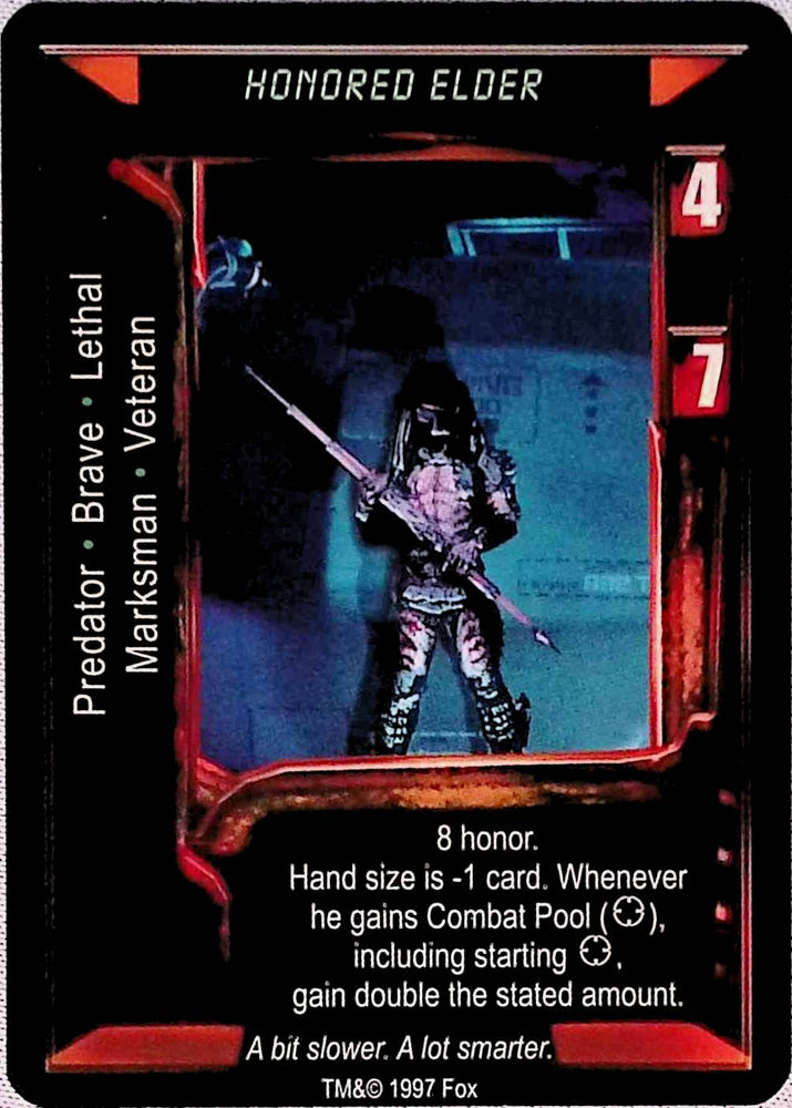 Aliens vs Predator CCG | Honored Elder - AVP Premiere | The Nerd Merchant