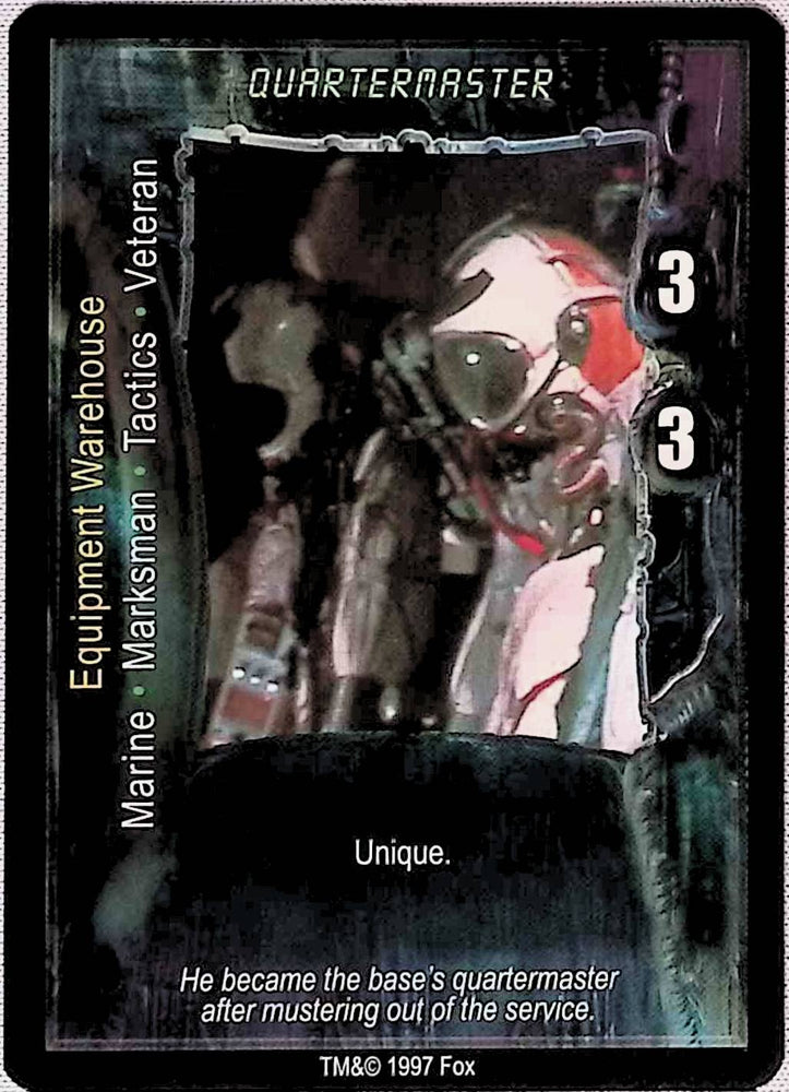Aliens vs Predator CCG | Quartermaster - AVP Premiere | The Nerd Merchant