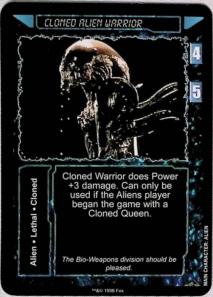 Aliens vs Predator CCG | Cloned Alien Warrior - AVP Resurrection | The Nerd Merchant