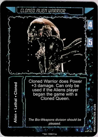 Aliens vs Predator CCG | Cloned Alien Warrior - AVP Resurrection | The Nerd Merchant