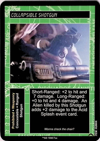 Aliens vs Predator CCG | Collapsible Shotgun - AVP Resurrection | The Nerd Merchant