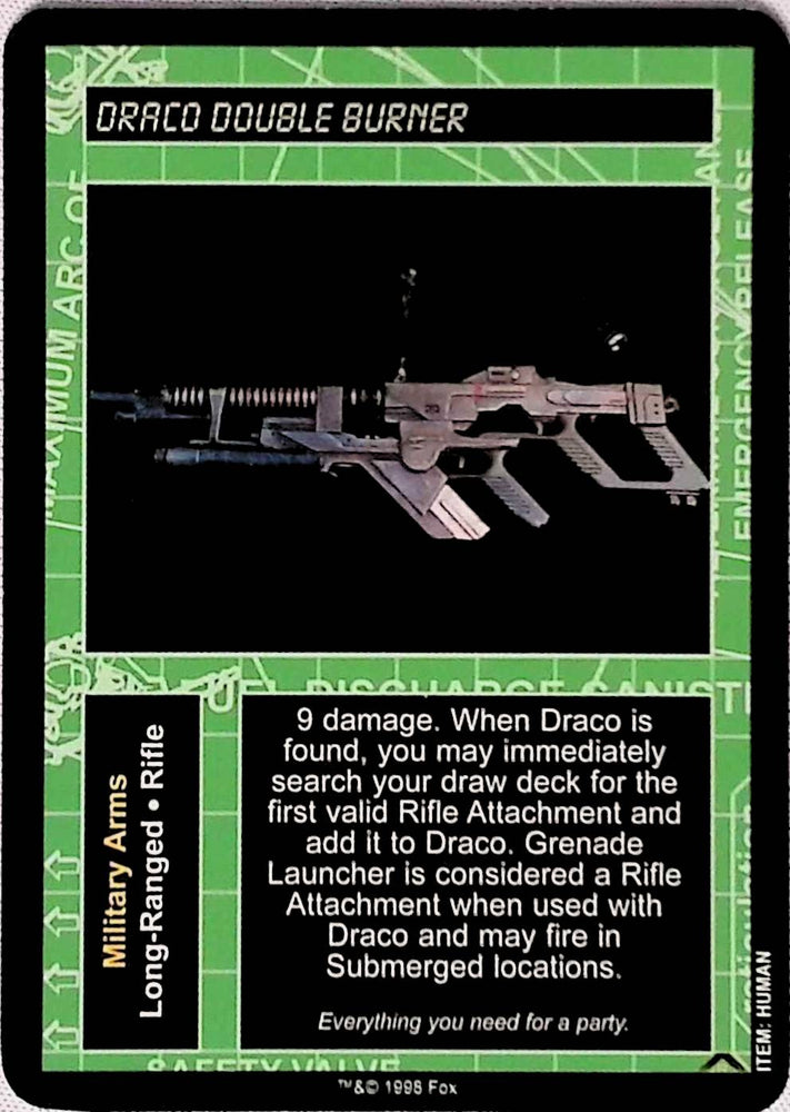 Aliens vs Predator CCG | Draco Double Burner - AVP Resurrection | The Nerd Merchant