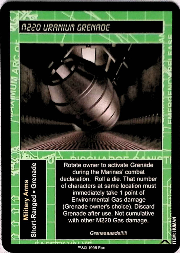 Aliens vs Predator CCG | M220 Uranium Grenade - AVP Resurrection | The Nerd Merchant