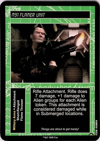 Aliens vs Predator CCG | M91 Flamer Unit - AVP Resurrection | The Nerd Merchant