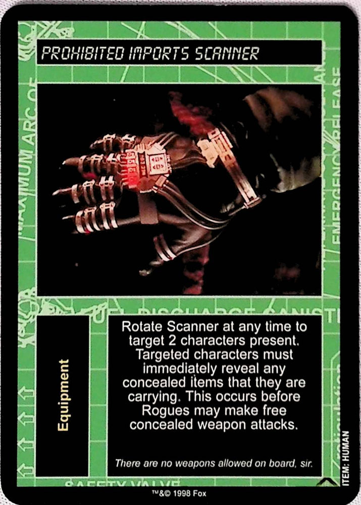 Aliens vs Predator CCG | Prohibited Imports Scanner - AVP Resurrection | The Nerd Merchant