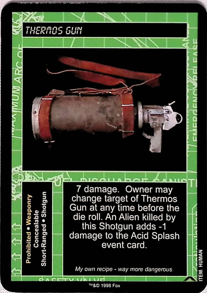 Aliens vs Predator CCG | Thermos gun - AVP Resurrection | The Nerd Merchant