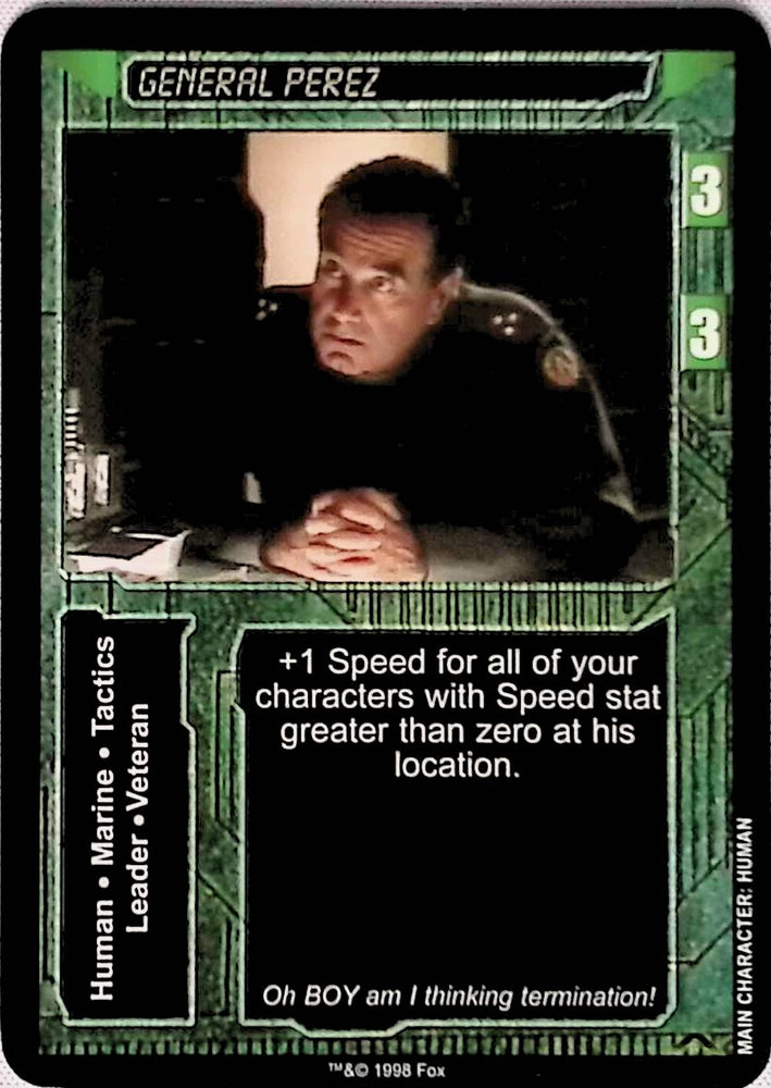 Aliens vs Predator CCG | General Perez - AVP Resurrection | The Nerd Merchant