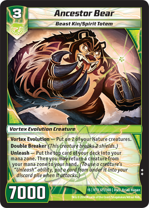 Kaijudo | Ancestor Bear - Level 3 (15VTX) | The Nerd Merchant
