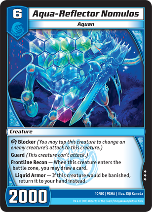 Kaijudo | Aqua-Reflector Nomulos - Level 6 (09SHA) | The Nerd Merchant