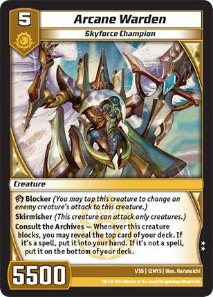 Kaijudo | Arcane Warden - Level 5 (12MYS) | The Nerd Merchant